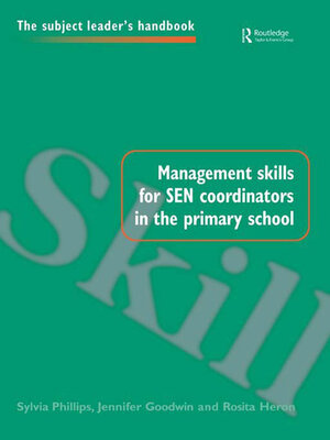 cover image of Management Skills for SEN Coordinators in the Primary School